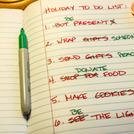 Holiday Stress Less List
